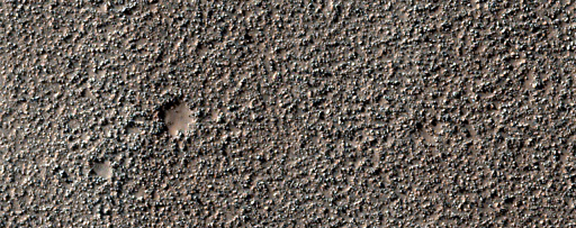 Sample of Dark Material in Craters in Mariner 9 Image Das 08477009