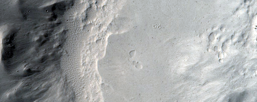 Western Region of Gratteri Crater Interior