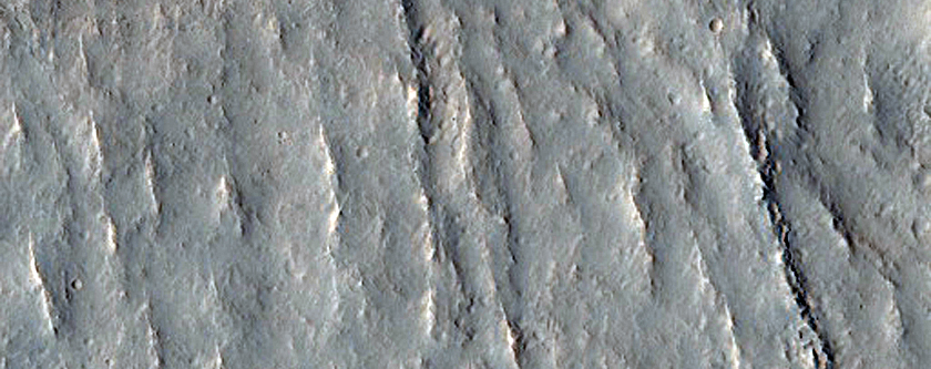 Pair of Odd Craters on Hrad Vallis Deposit