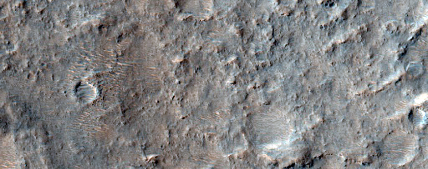 Sample of Craters and Valleys in and Near Viking 1 Images 130S01 to 130S24