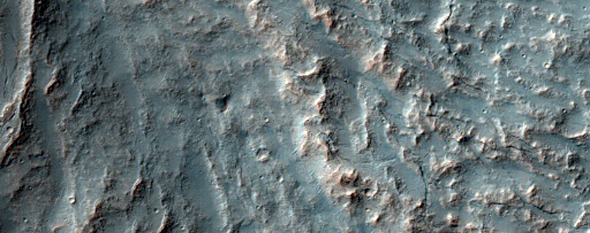 Sample of Crater in Southern Thaumasia Region