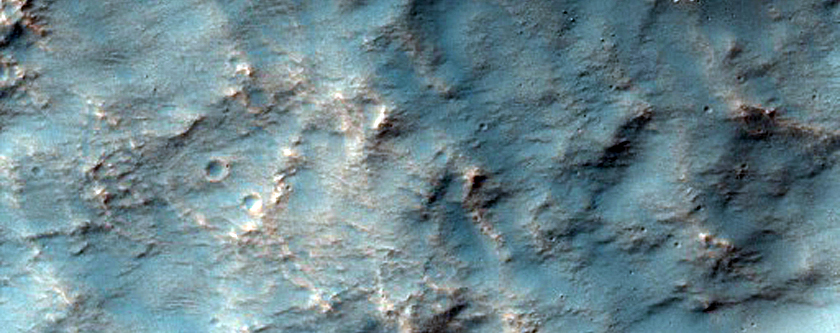 Sample of Light-Toned Layered Material East of Terby Crater