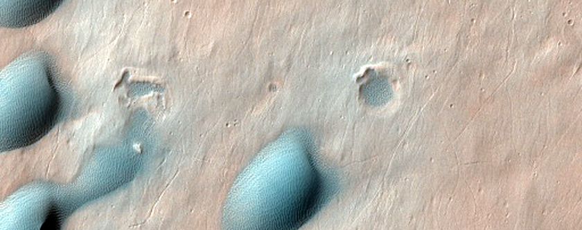 Sample of Dune Field at South End of MOC Image M21-01213