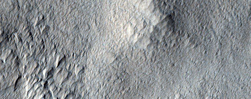 Channels on North Rim of Cerulli Crater