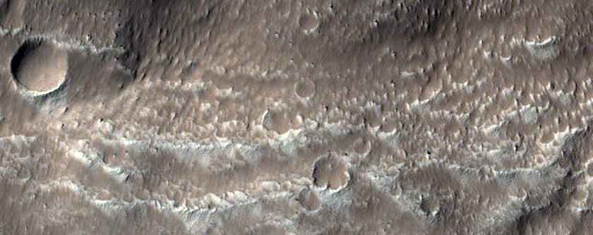 Landslide Alcove within the Arsia Mons Southwest Rift Zone