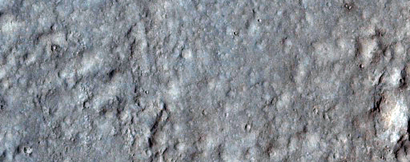 Possible MSL Landing Site in Gale Crater