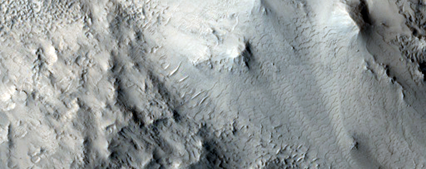 Central Peak of a Large Impact Crater