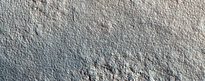 Well-Preserved High-Latitude Crater