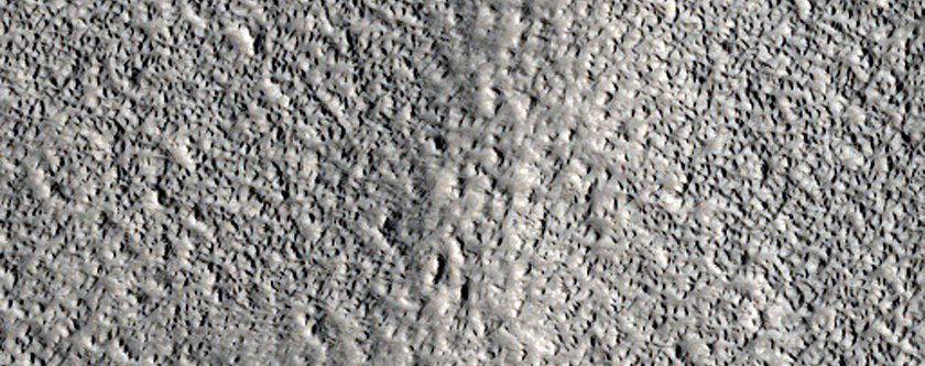 Sample Valleys and Fractured North Slope of Alba Patera