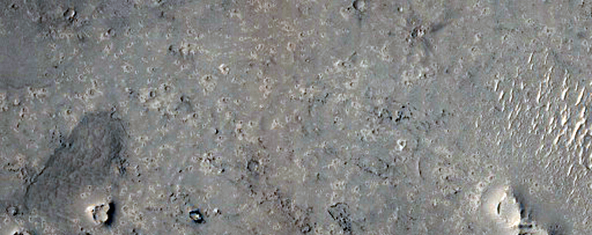 Mound in Western Elysium Planitia