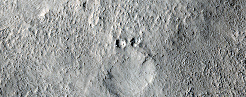 Very Fresh Small Impact Crater