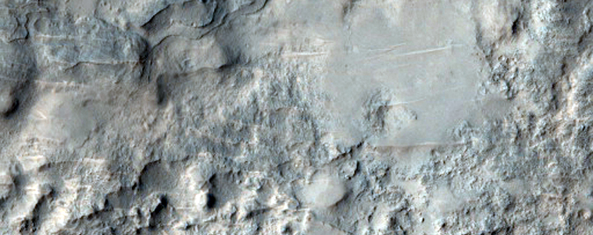 High Thermal Inertia Outcrop in Isidis Region