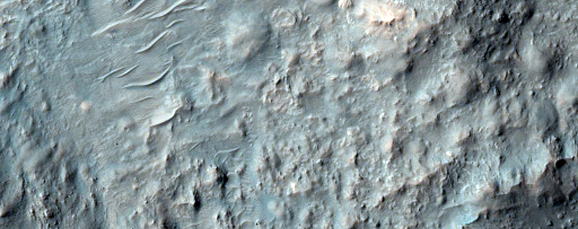 Central Region of an Impact Crater
