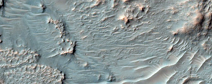 Possible Aluminum Clay Near Columbus Crater