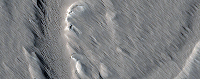 Distributary Channel South of Ascraeus Mons