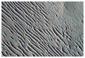 Chain of Pits East of Ophir Chasma