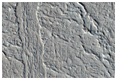 Portion of Banded Lineation as Seen in CTX Image 