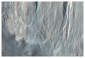 Light-Toned Material in Crater in Terra Cimmeria