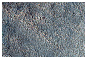 Northern Part of Asimov Crater Ring Trough