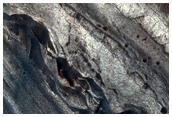 Exposed Strata Near Melas Region Wall