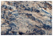 Light-Toned Layered Material West of Meridiani Planum