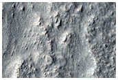 Ridges around Crater Rim Valley in Terra Cimmeria