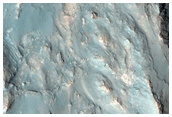 Monitor Slope Features in Central Pit of Elorza Crater
