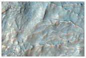 Layered Bedrock in Tyrrhena Terra