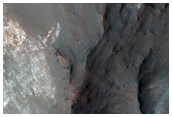 Bedrock in Central Peak of Crater on North Rim of Hellas Basin