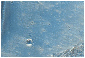 Valley Containing Lineated Fill Materal in Coracis Fossae Region