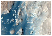 Trough in Zephyria Planum