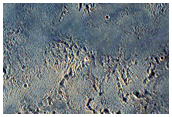 Smaller Crater in Light-Toned Substrate of Capen Crater Wind Streak