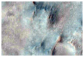 Central Pit and Terraces of Impact Crater
