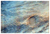 Light-Toned Material in a Crater in Iani Chaos