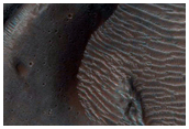 Interior Layered Deposits on Floor of Depression