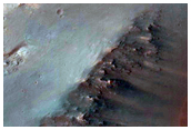 Central Peak of Large Crater in Hesperia Planum