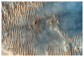 Dune Changes in Green Crater
