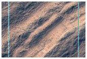 Branching Trough in South Polar Layered Deposits