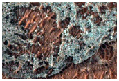 Monitor Slope Features in Central Pit of Elorza Crater