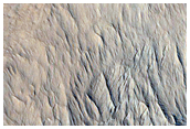 Layering or Ridges in Olympus Mons Aureole