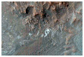 Stratigraphy of Kasimov Crater Fill