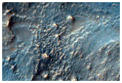 Crater Floor with Depressions Containing Mesas