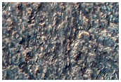 Filled and Partly-Filled Valleys on Lowell Crater Wall