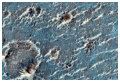 Possible Olivine Detected in Floor of Crater West of Huygens Crater