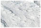 Area in Aeolis Region with Raised Curved Ridges