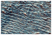 Possible Olivine at Site of Intersecting Crater Rims in Tyrrhena Terra