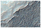 Olivine-Rich Crater Wall in Terra Sirenum