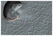 Monitoring of South Polar Residual Ice Cap Erosion
