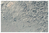 Massifs in Inner Ring of Lowell Crater