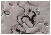 South Polar Residual Cap in Summertime